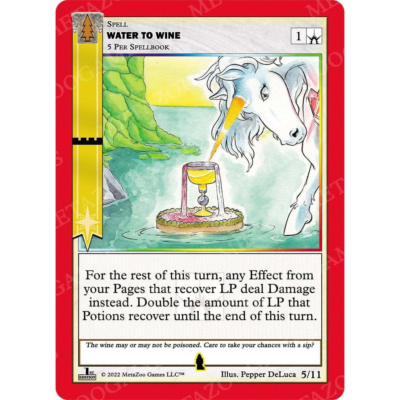 Image for Water To Wine (5/11) (WILFE-TD) - MetaZoo
