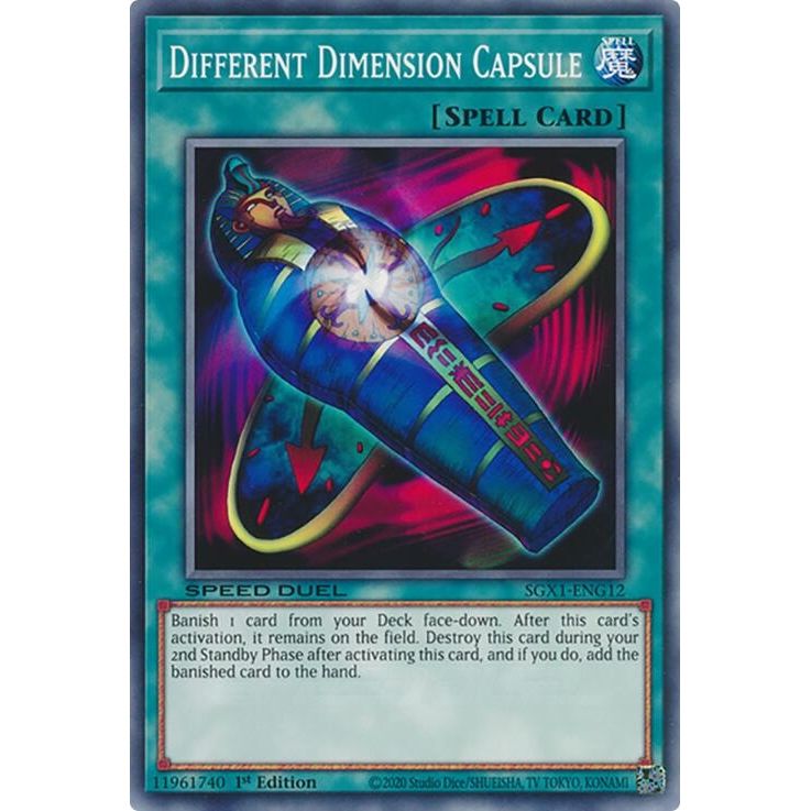 Image for Different Dimension Capsule (SGX1-ENG12) - YuGiOh