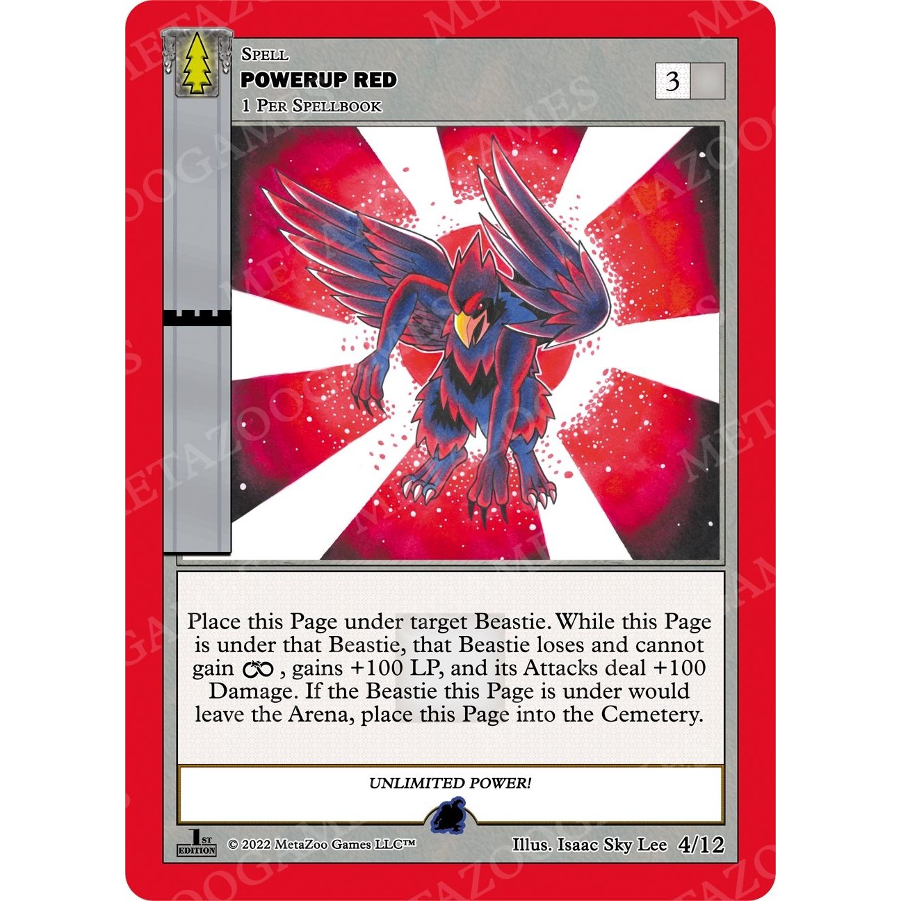 Image for Powerup Red (Water) (4/12) (WILFE-TD) - MetaZoo