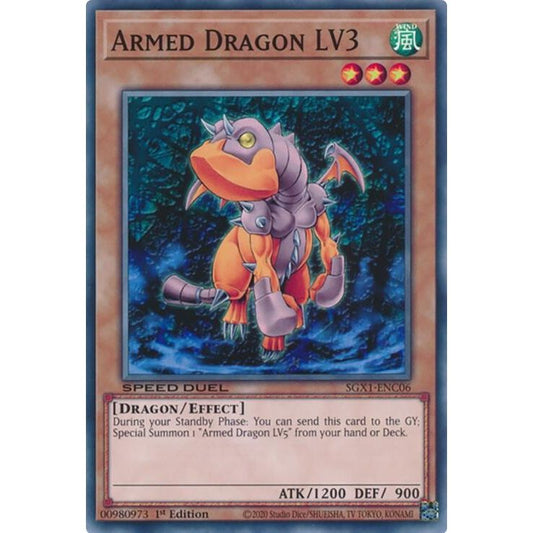 Image for Armed Dragon LV3 (SGX1-ENC06) - YuGiOh