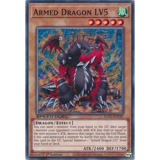 Image for Armed Dragon LV5 (SGX1-ENC07) - YuGiOh