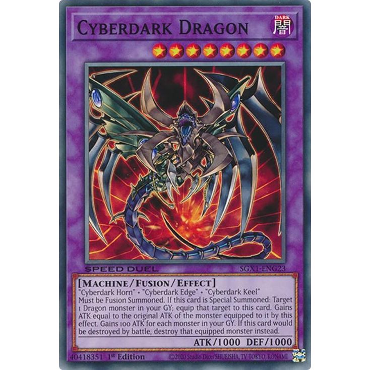 Image for Cyberdark Dragon (SGX1-ENG23) - YuGiOh