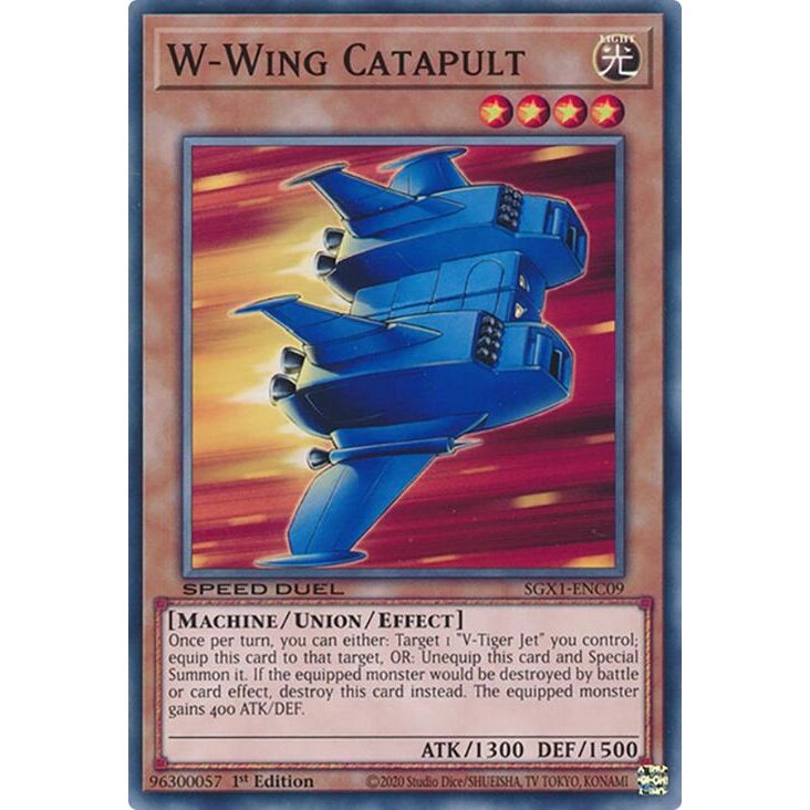 Image for W-Wing Catapult (SGX1-ENC09) - YuGiOh