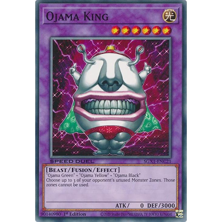 Image for Ojama King (SGX1-ENC21) - YuGiOh