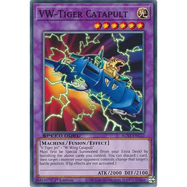 Image for VW-Tiger Catapult (SGX1-ENC22) - YuGiOh
