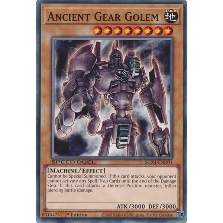 Image for Ancient Gear Golem (SGX1-END01) - YuGiOh