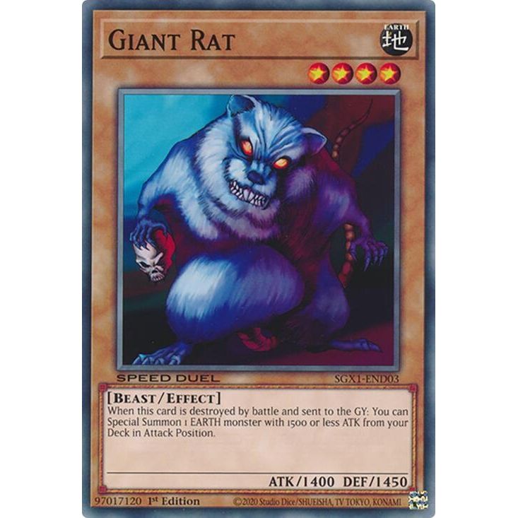 Image for Giant Rat (SGX1-END03) - YuGiOh