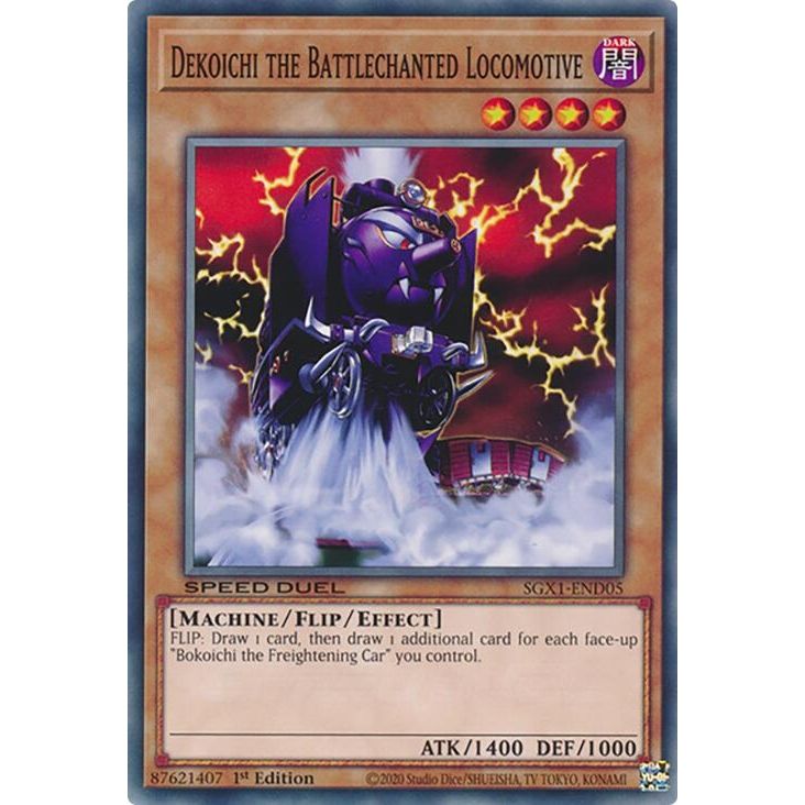 Image for Dekoichi the Battlechanted Locomotive (SGX1-END05) - YuGiOh