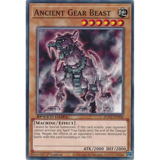 Image for Ancient Gear Beast (SGX1-END06) - YuGiOh