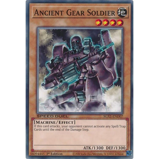 Image for Ancient Gear Soldier (SGX1-END07) - YuGiOh