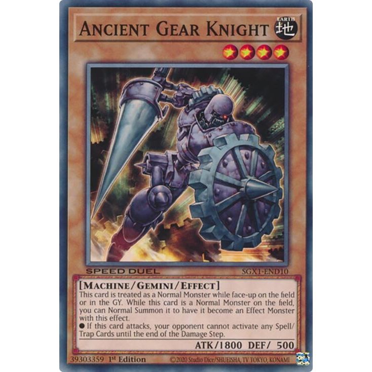Image for Ancient Gear Knight (SGX1-END10) - YuGiOh