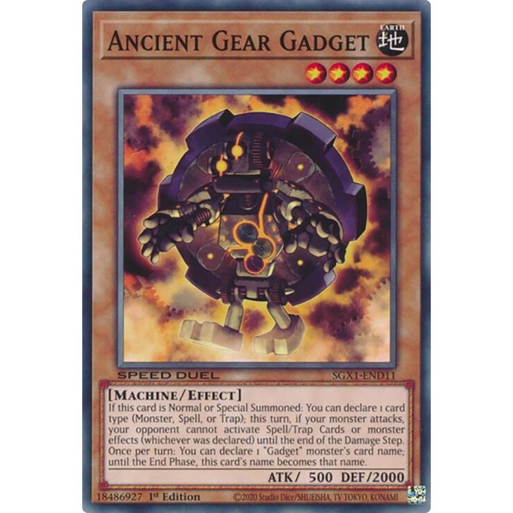Image for Ancient Gear Gadget (SGX1-END11) - YuGiOh