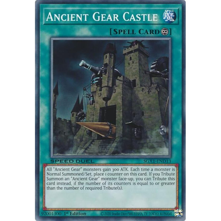 Image for Ancient Gear Castle (SGX1-END13) - YuGiOh