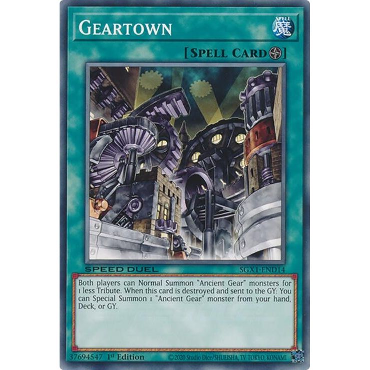 Image for Geartown (SGX1-END14) - YuGiOh