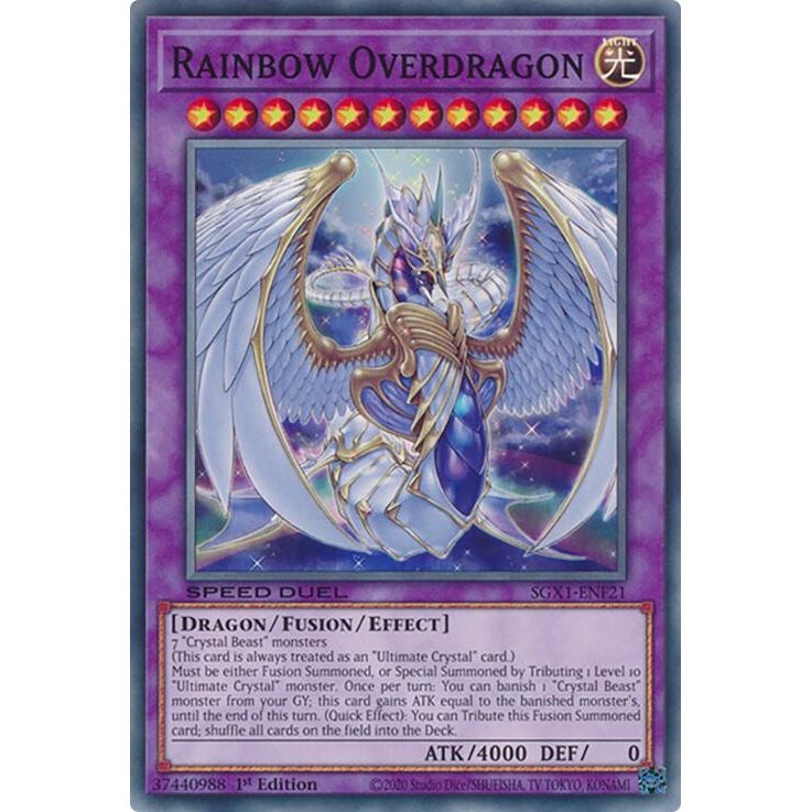 Image for Rainbow Overdragon (SGX1-ENF21) - YuGiOh