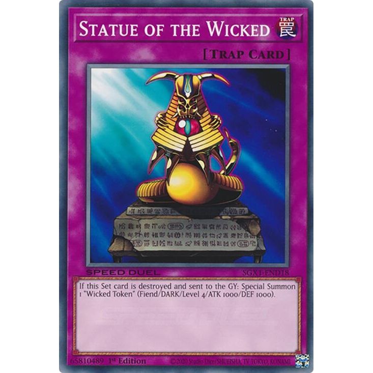 Image for Statue of the Wicked (SGX1-END18) - YuGiOh