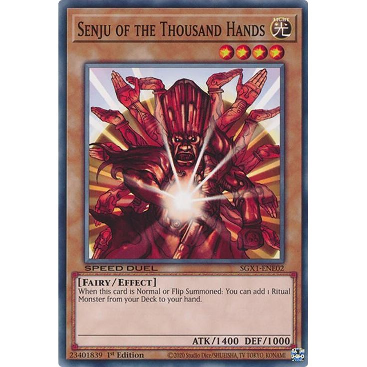 Image for Senju of the Thousand Hands (SGX1-ENE02) - YuGiOh