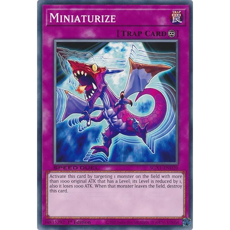 Image for Miniaturize (SGX1-END20) - YuGiOh