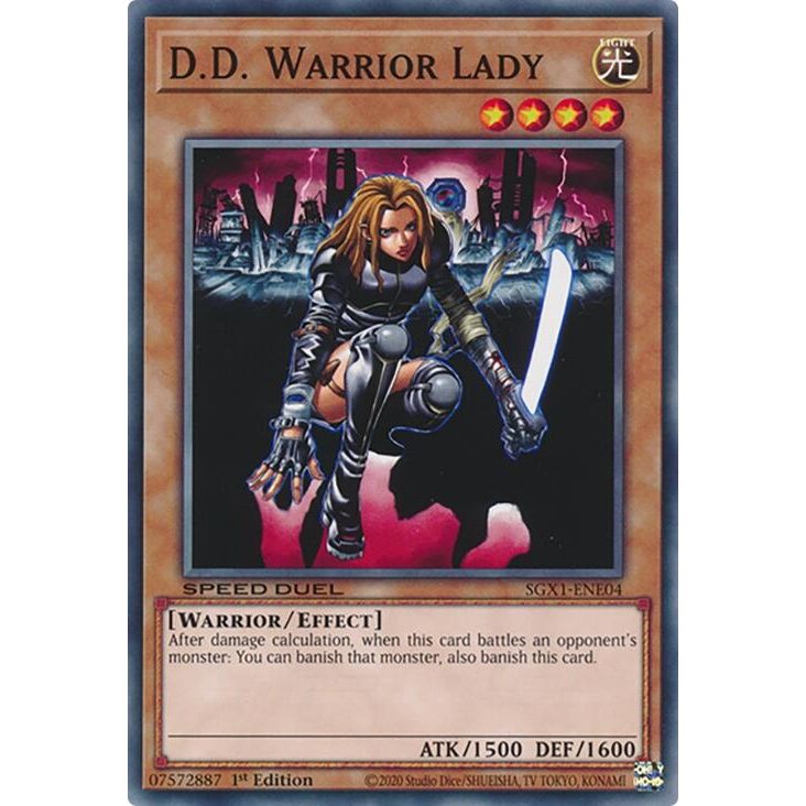 Image for D.D. Warrior Lady (SGX1-ENE04) - YuGiOh