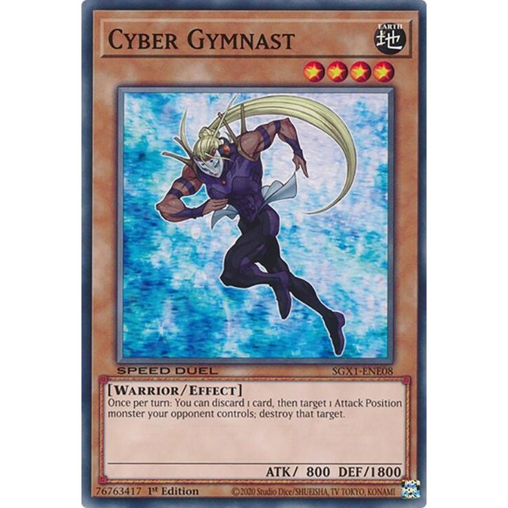 Image for Cyber Gymnast (SGX1-ENE08) - YuGiOh
