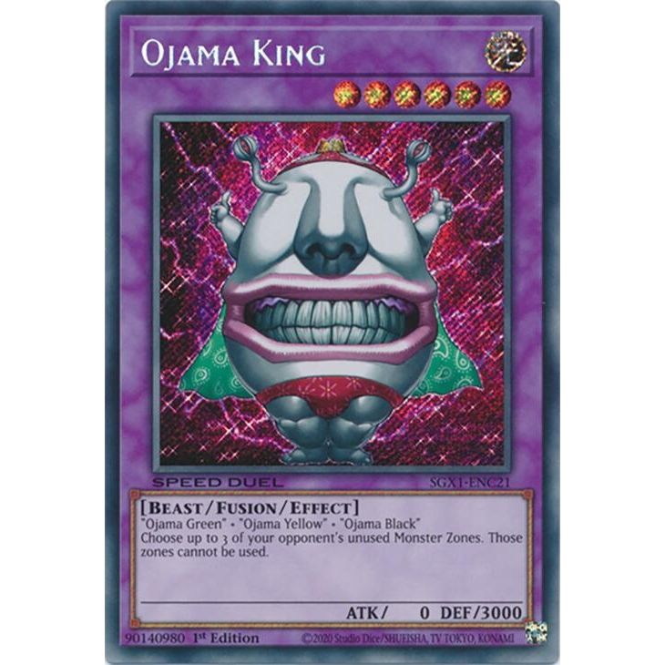 Image for Ojama King (Secret Rare) (SGX1-ENC21) - YuGiOh