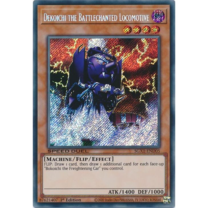 Image for Dekoichi the Battlechanted Locomotive (Secret Rare) (SGX1-END05) - YuGiOh