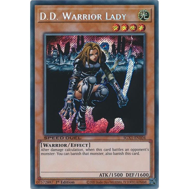 Image for D.D. Warrior Lady (Secret Rare) (SGX1-ENE04) - YuGiOh