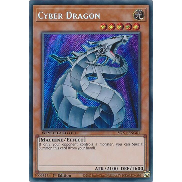 Image for Cyber Dragon (Secret Rare) (SGX1-ENG01) - YuGiOh