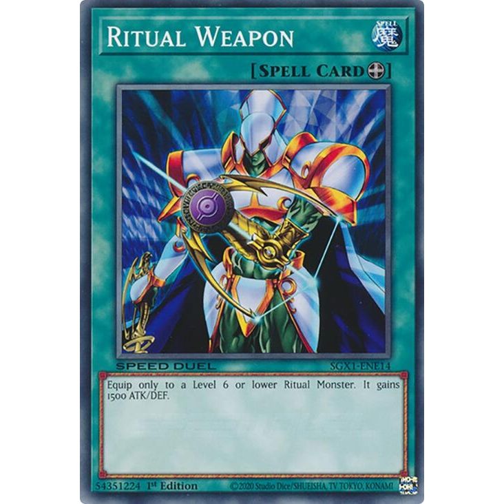 Image for Ritual Weapon (SGX1-ENE14) - YuGiOh
