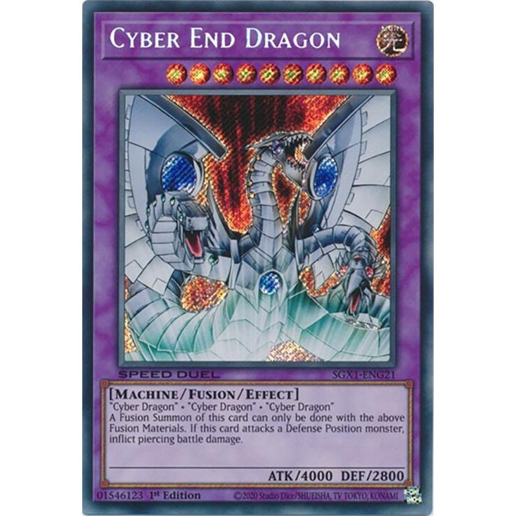 Image for Cyber End Dragon (Secret Rare) (SGX1-ENG21) - YuGiOh