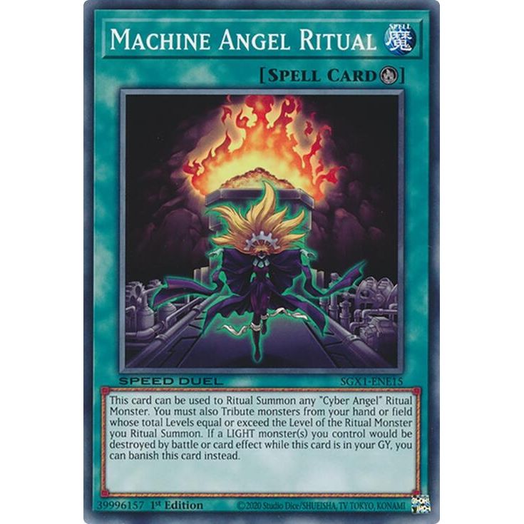 Image for Machine Angel Ritual (SGX1-ENE15) - YuGiOh