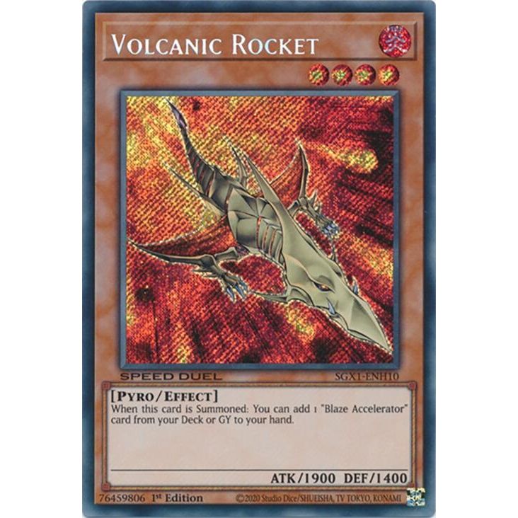 Image for Volcanic Rocket (Secret Rare) (SGX1-ENH10) - YuGiOh