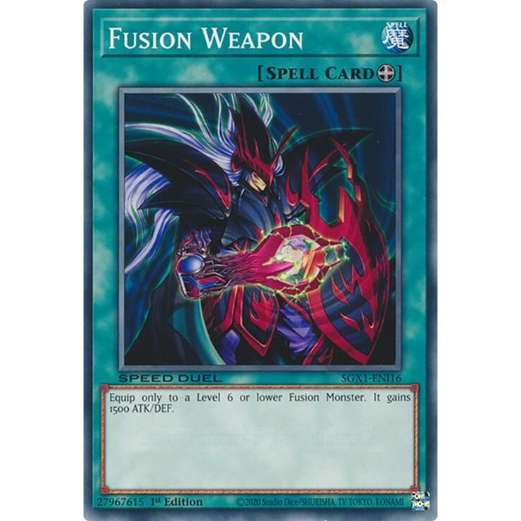 Image for Fusion Weapon (SGX1-ENI16) - YuGiOh
