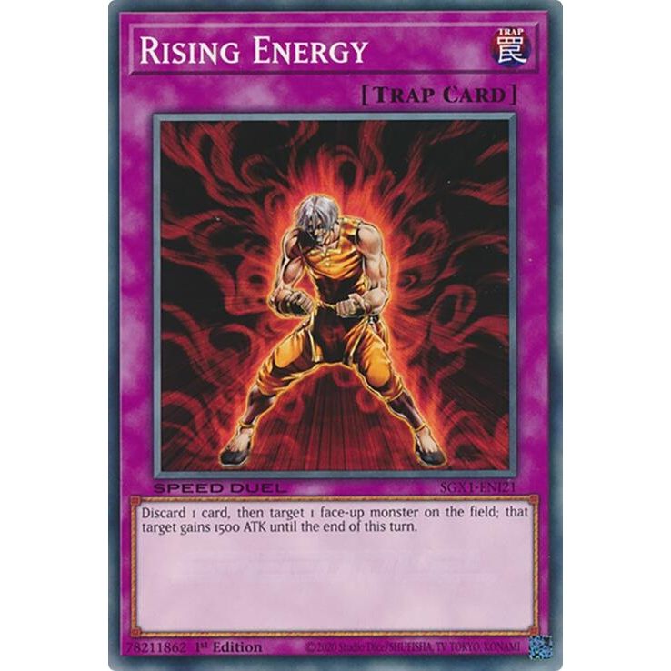Image for Rising Energy (SGX1-ENI21) - YuGiOh