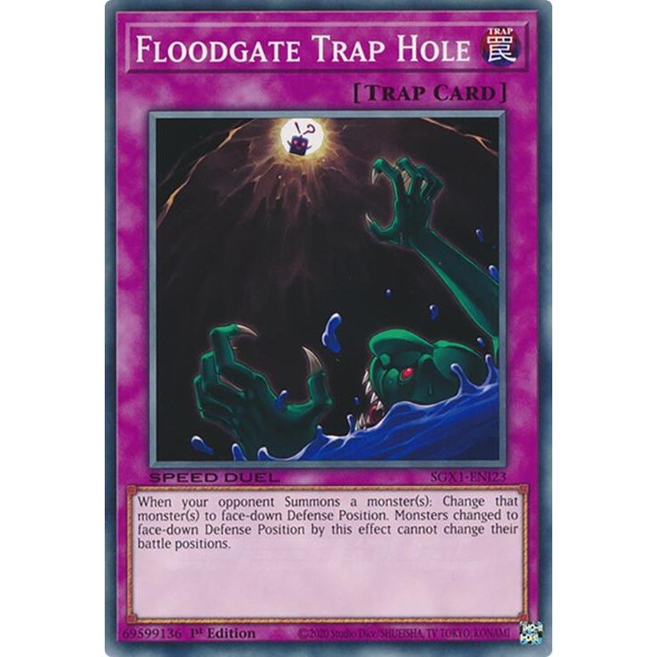 Image for Floodgate Trap Hole (SGX1-ENI23) - YuGiOh