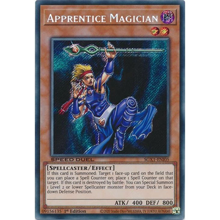 Image for Apprentice Magician (Secret Rare) (SGX1-ENI05) - YuGiOh