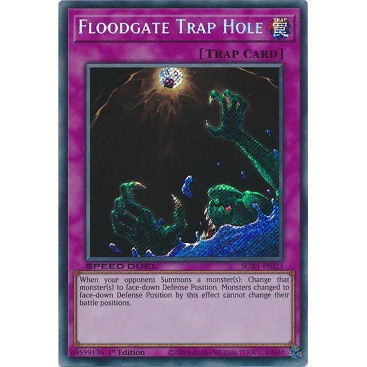 Image for Floodgate Trap Hole (Secret Rare) (SGX1-ENI23) - YuGiOh