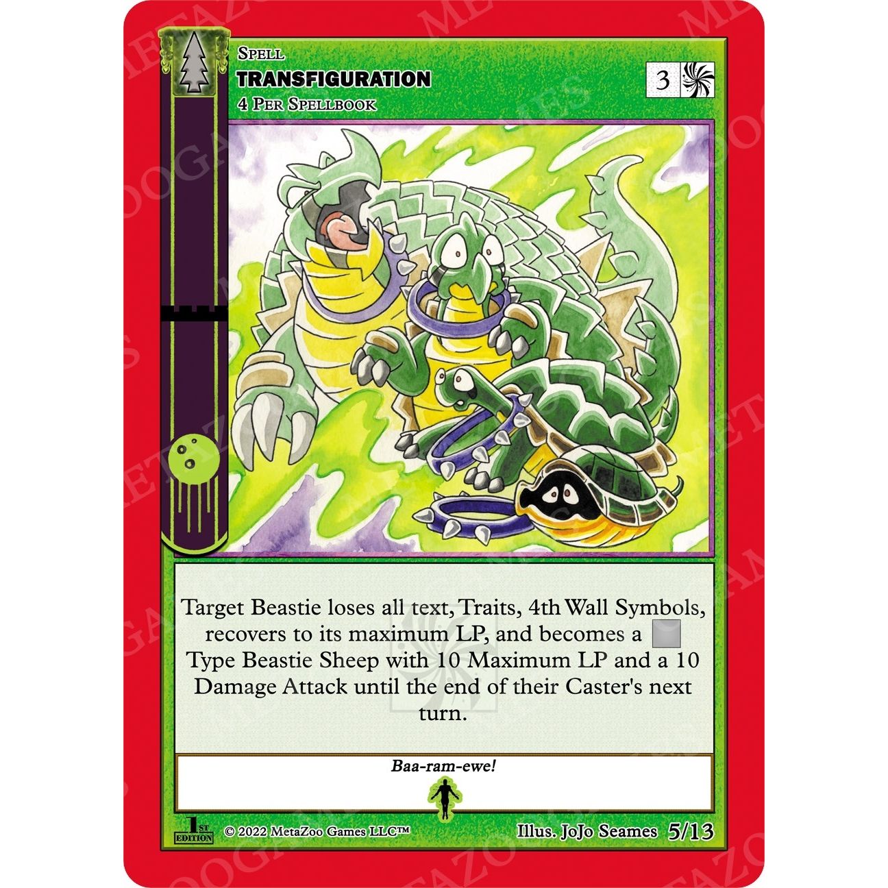 Image for Transfiguration (5/13) (WILFE-RE) - MetaZoo