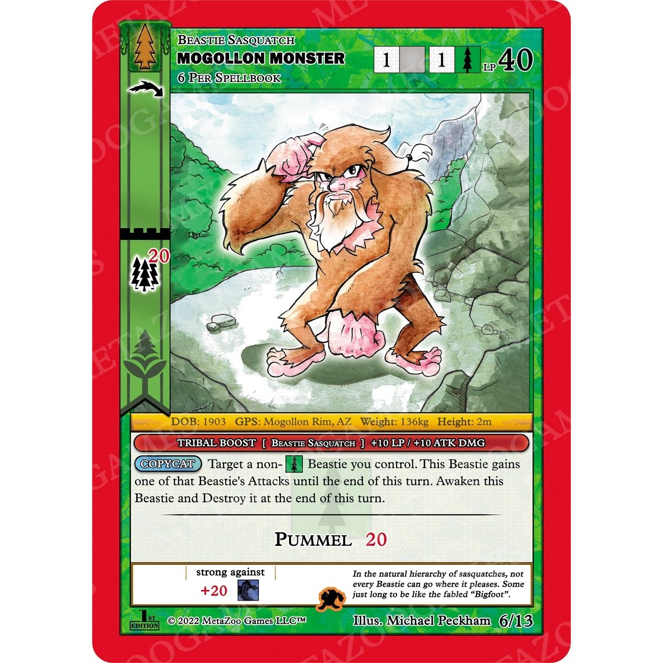 Image for Mogollon Monster (6/13) (WILFE-RE) - MetaZoo