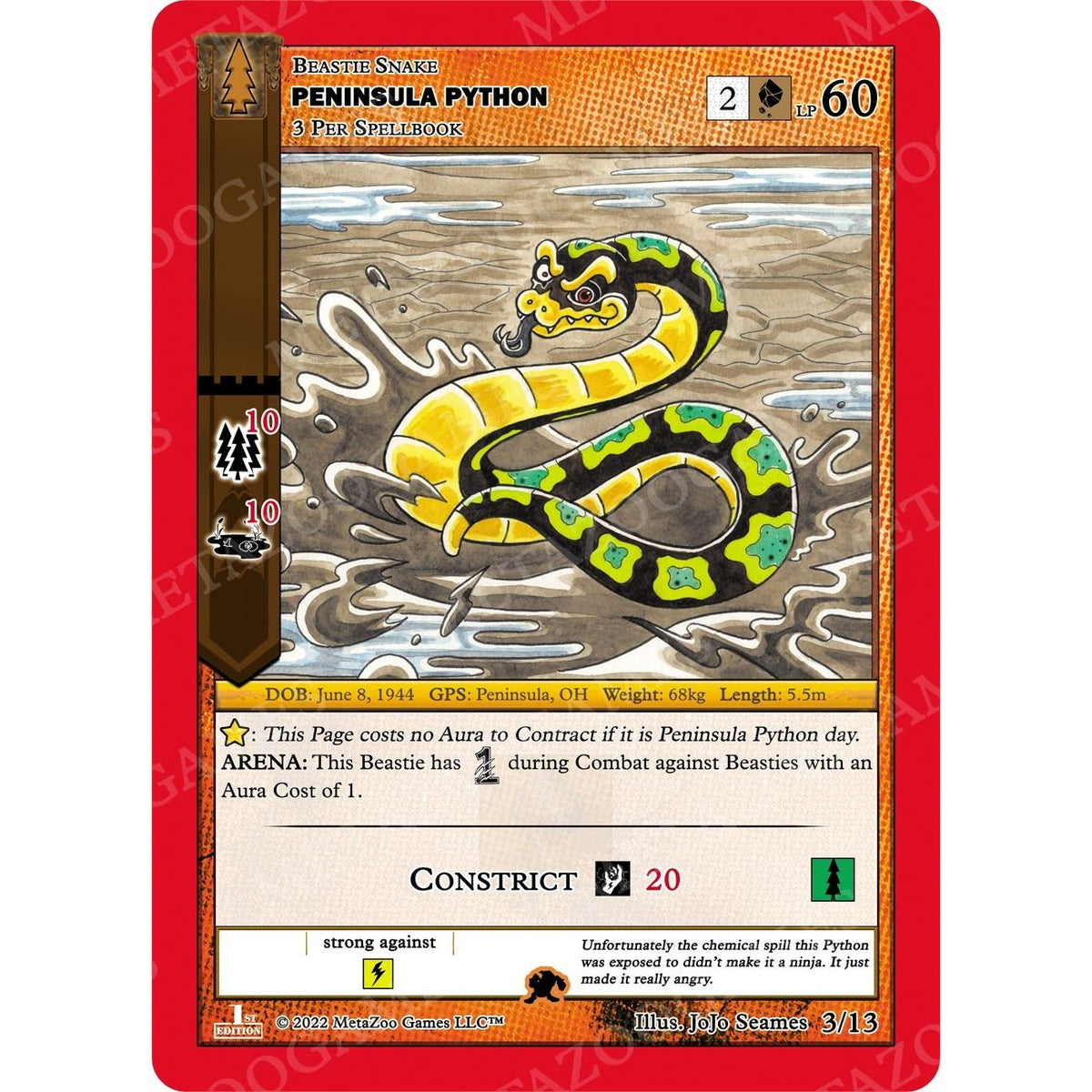 Image for Peninsula Python (3/13) (WILFE-RE) - MetaZoo
