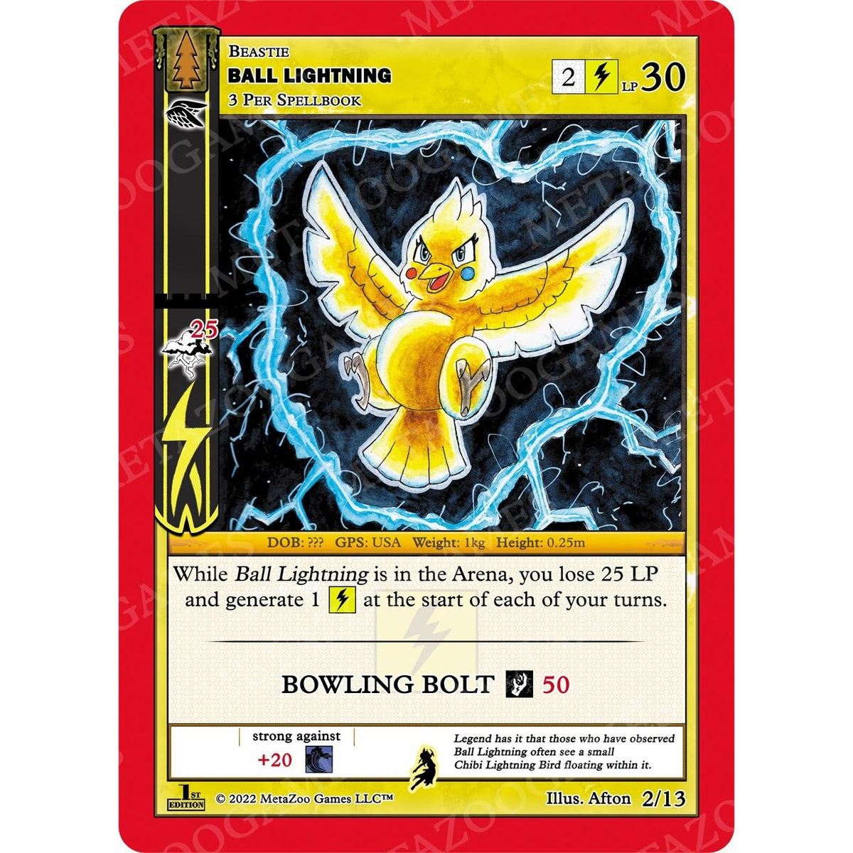 Image for Ball Lightning (2/13) (WILFE-RE) - MetaZoo
