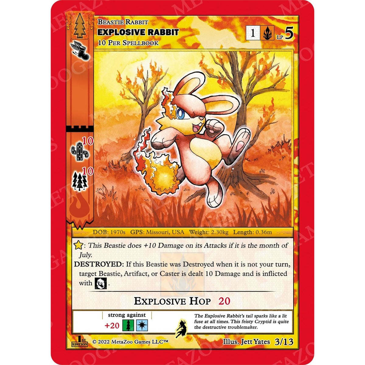 Image for Explosive Rabbit (3/13) (WILFE-RE) - MetaZoo