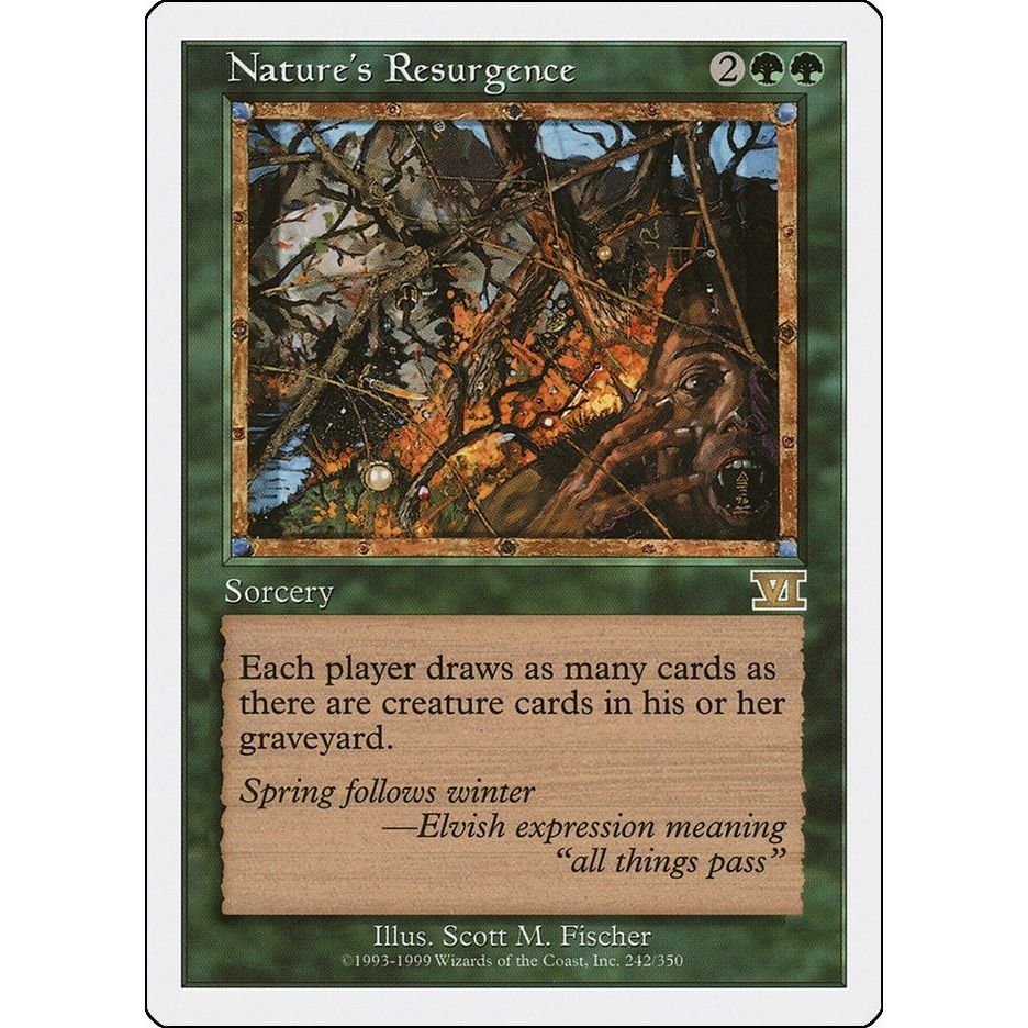 Image for Nature's Resurgence (242) (6ED) - Magic: The Gathering