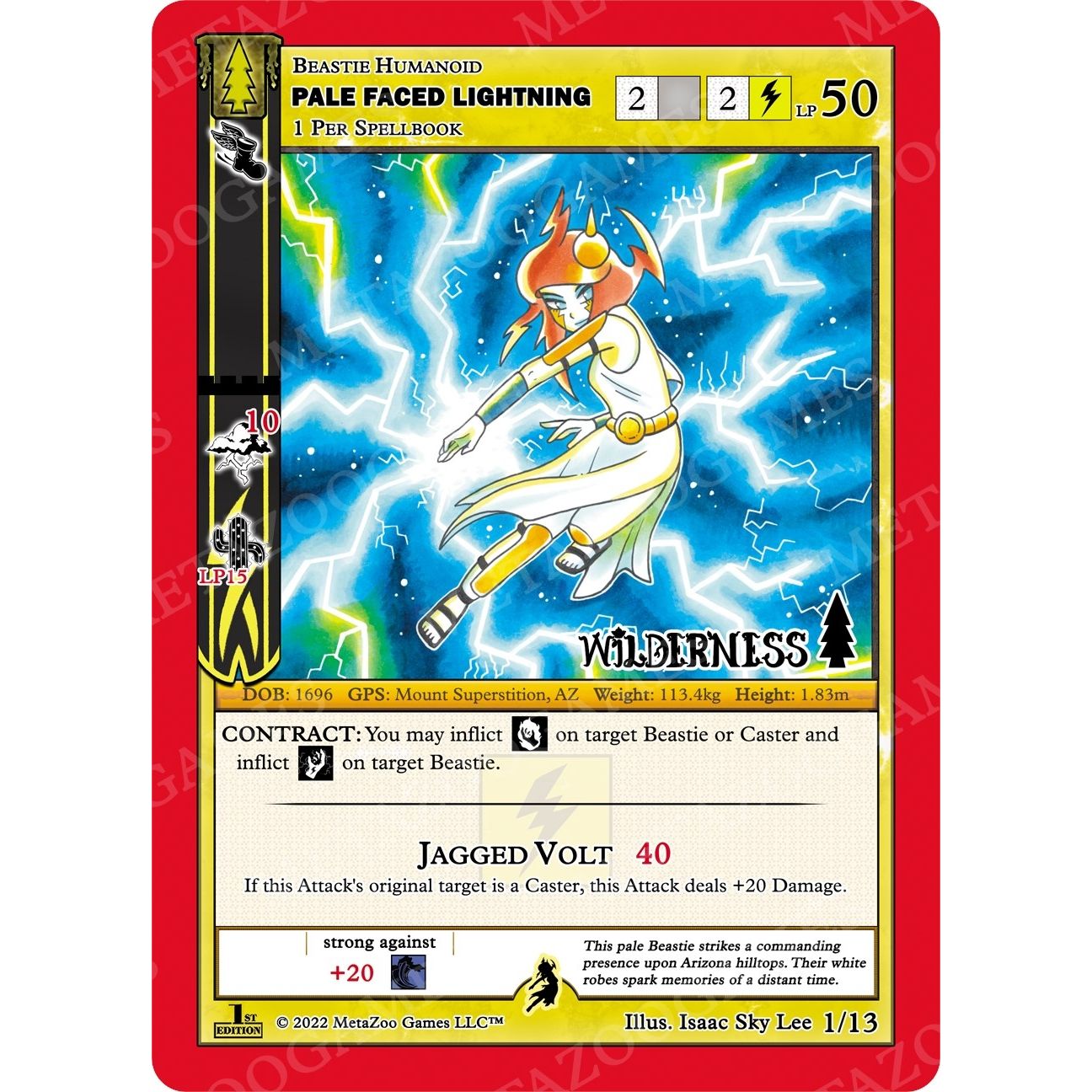 Image for Pale Faced Lightning (1/13) (WILFE-RE) - MetaZoo