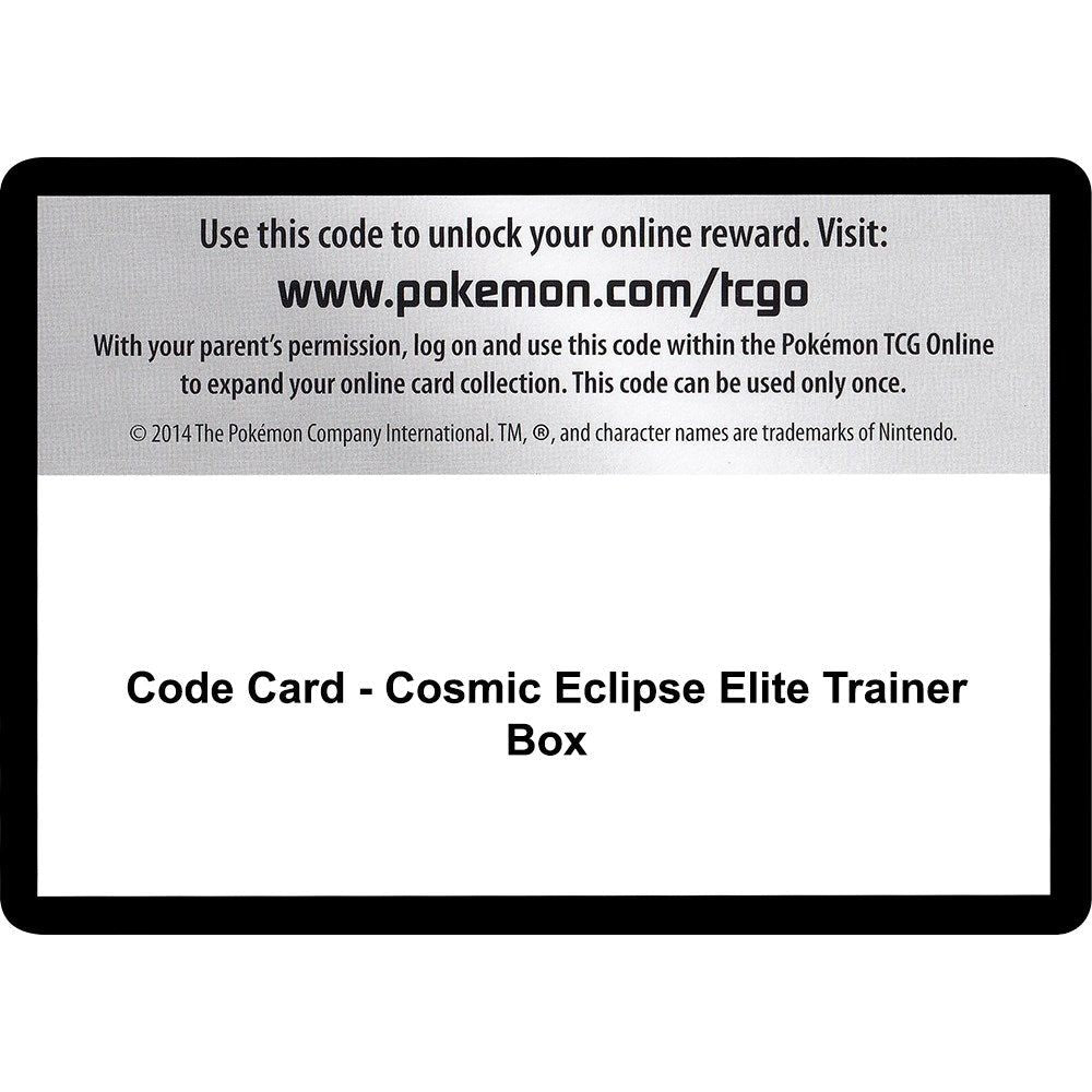 Image for Code Card - Cosmic Eclipse Elite Trainer Box (SM12) - Pokemon