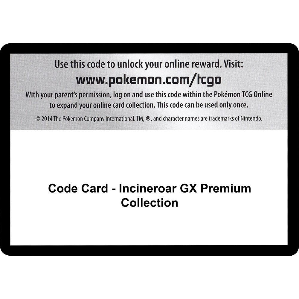 Image for Code Card - Incineroar GX Premium Collection (SM02) - Pokemon