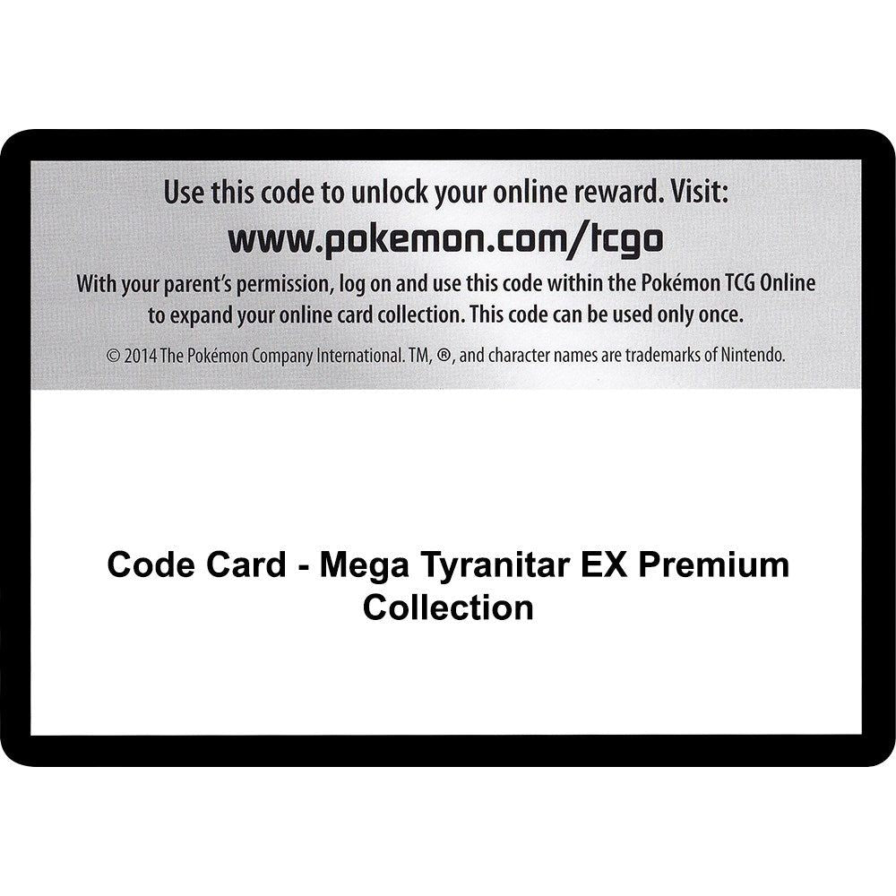 Image for Code Card - Mega Tyranitar EX Premium Collection (SM02) - Pokemon
