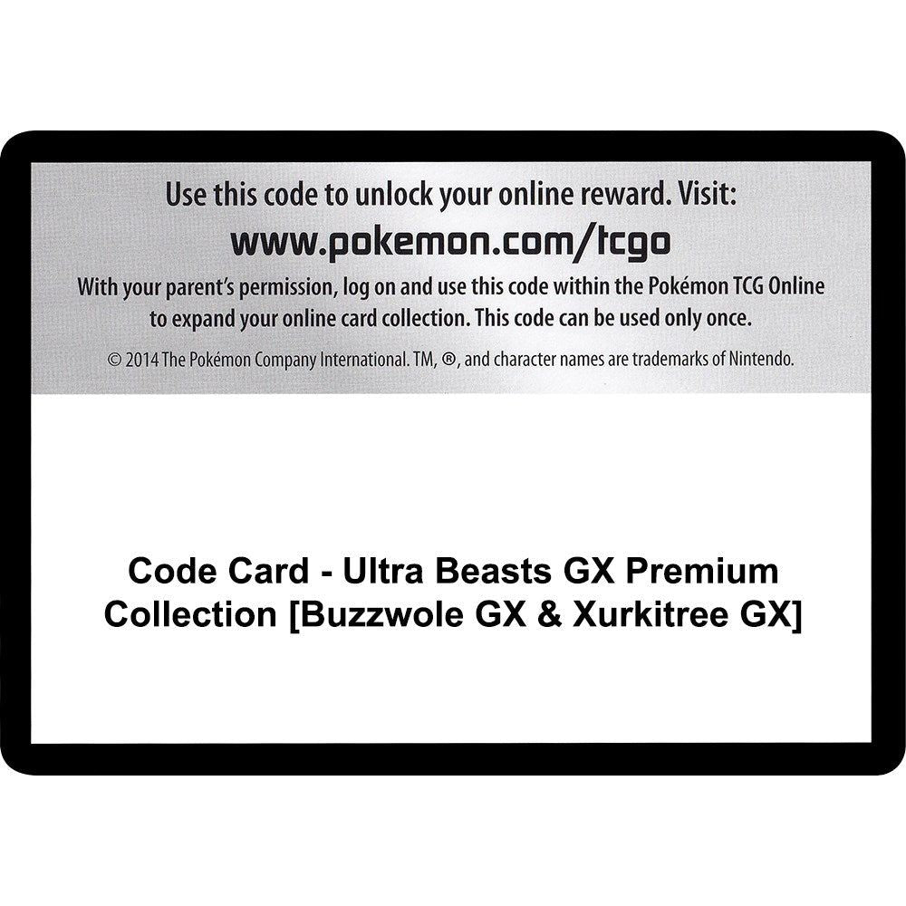Image for Code Card - Ultra Beasts GX Premium Collection [Buzzwole GX & Xurkitree GX] (SM04) - Pokemon