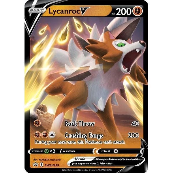 Image for Lycanroc V - SWSH199 (SWSH199) (SWSD) - Pokemon
