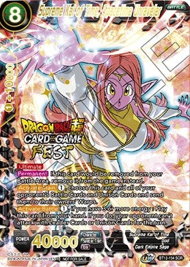 Image for Supreme Kai of Time, Spacetime Unraveler (Card Game Fest 2022) (BT12-154) (TPR) - Dragon Ball Super: Masters